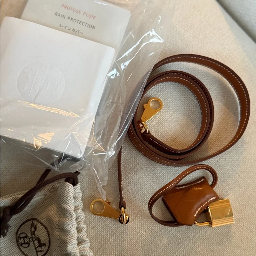 HERMÈS Barénia Fauve Kelly 25 Sellier GHW - Picture 17 of 17